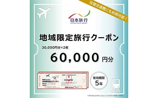 富山県立山町 日本旅行 地域限定旅行クーポン60,000円分 旅 旅行 観光 レジャー チケット クーポン 立山観光 F6T-756